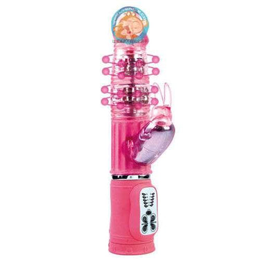 Vibratore Rotante con Coniglio Stimolante Rosa 27 cm 5 Funzioni